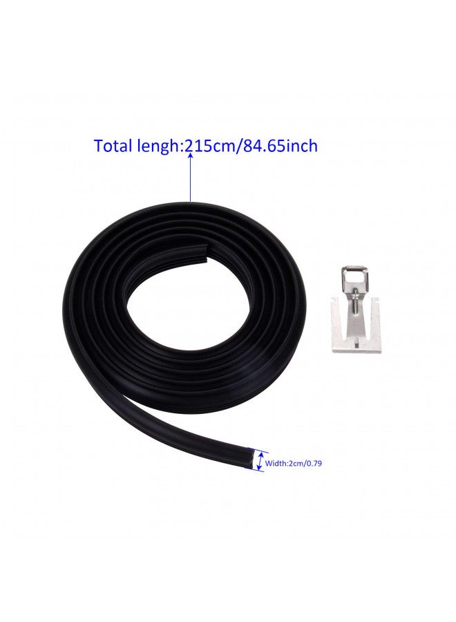 gohantee W10542314 Dishwasher Door Seal Gasket Strike Compatible with Whirlpool Amana Crosley Estate Kenmore Replaces AP5650274 PS5136129 2409202 8268888 W10300589 W10284090 W10350162  - Image 4