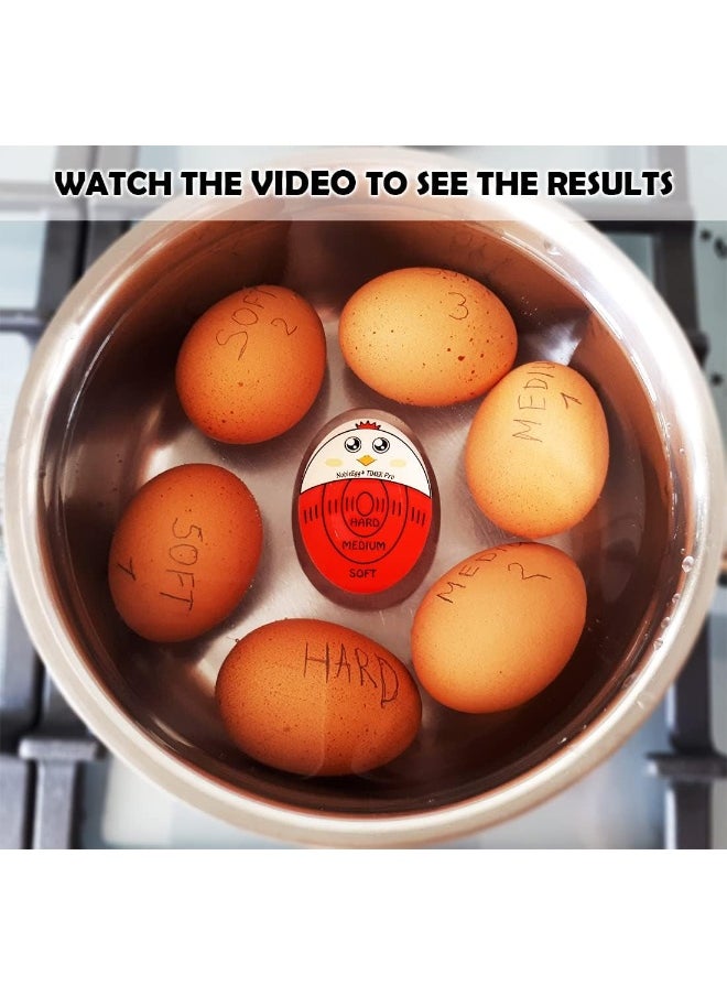Generic - Nobleegg  Egg Timer Pro | Soft Hard Boiled Egg Timer That Changes Color When Done | No Bpa, Certified - Image 1