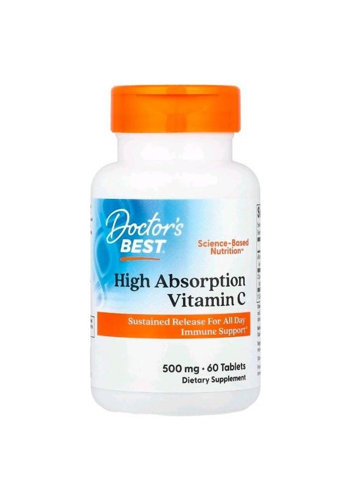 Doctor's BEST High Absorption Vitamin C 60 Tablets  - Image 1
