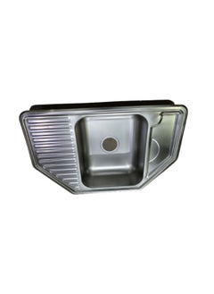HAR & Unex Stainless Steel Sink, Angle Type, size: 77.50X49.50 cm. with Drain Fitting Kit  - Image 3