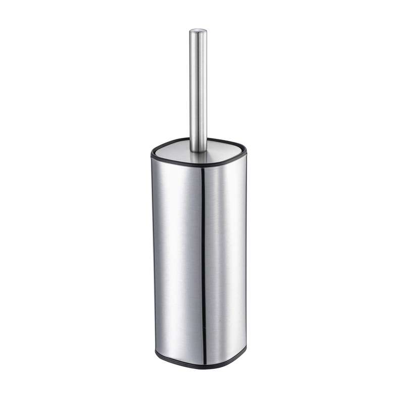 Atlas Metal Fingerprint Resistant Toilet Brush Holder 9.8x9.8xH35.3cm - Chrome