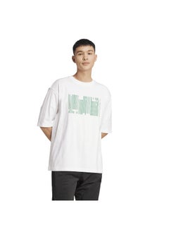 Adidas Adidas U Hot Gfx T White Training T-Shirts For Unisex Xs  - Image 2