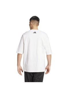 Adidas Adidas U Hot Gfx T White Training T-Shirts For Unisex Xs  - Image 3
