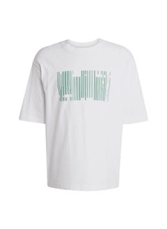 Adidas Adidas U Hot Gfx T White Training T-Shirts For Unisex Xs  - Image 1