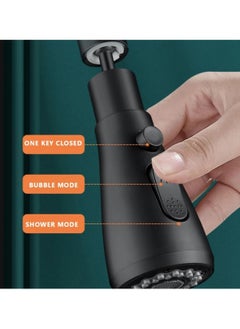 Best Choice Products 3 Function Sink Faucet Extender, Kitchen Faucet Sprayer Head Replacement, Kitchen Swivel Spray Spout Part Connector,Faucet Sprayer Nozzle, Rotating Robotic Arm Faucet Extension  - Image 2