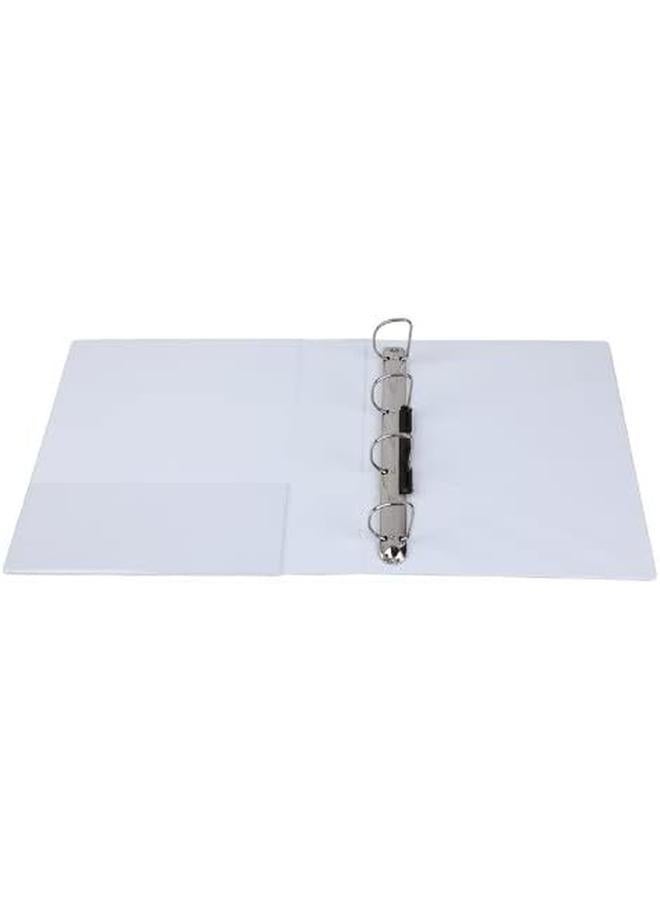 COMIX 4 Ring View Binder File 36 Pack 50 Mm Capacity White - Image 3