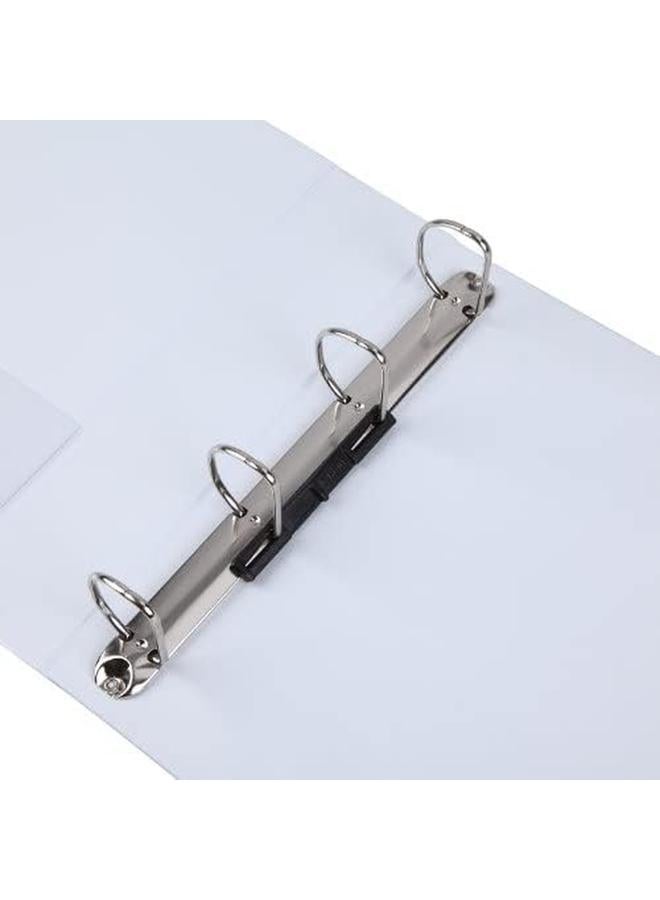 COMIX 4 Ring View Binder File 36 Pack 50 Mm Capacity White - Image 4