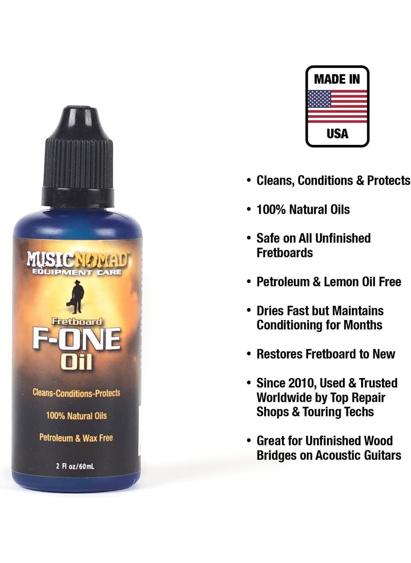 MusicNomad MusicNomad FONE Fretboard Oil Cleaner  Conditioner 2 oz MN105  - Image 3