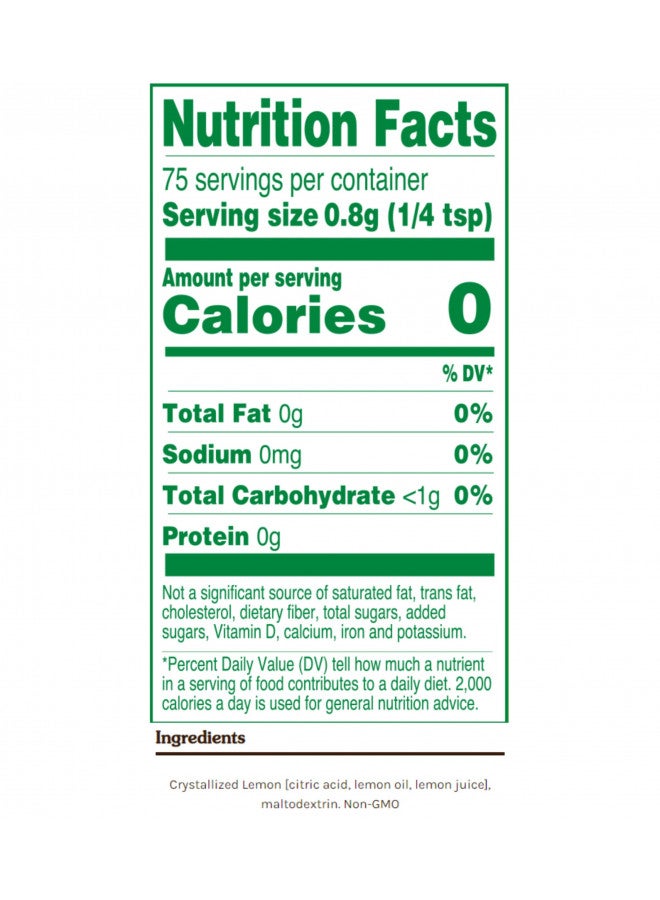 True Citrus True Lemon Shaker, 2.12 Ounces 60g - Image 2