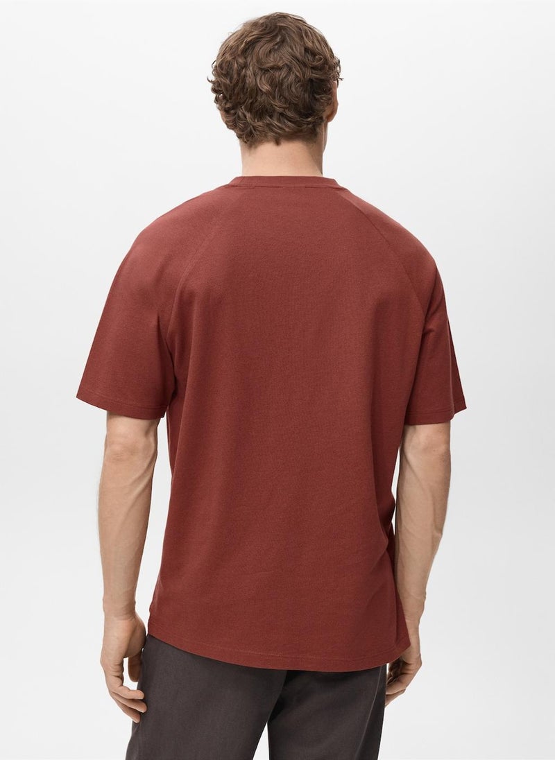 Mango Man Relaxed-Fit T-Shirt  - Image 2