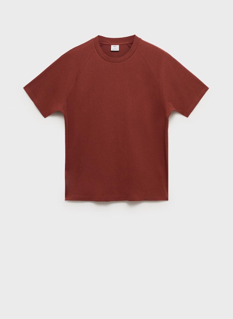Mango Man Relaxed-Fit T-Shirt  - Image 5