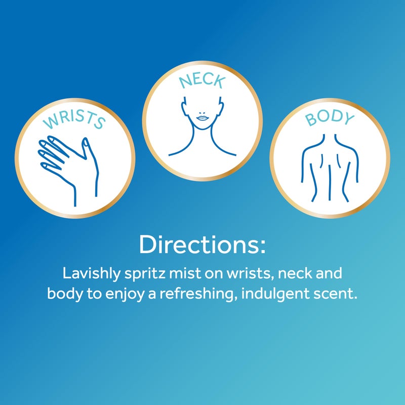 Calgon رذاذ الجسم المعطر من كالغون، مجد الصباح، 8 أونصة سائلة - Image 2