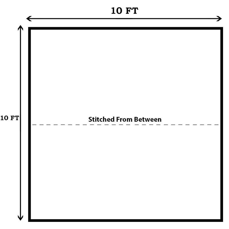 Dhara Creation Decorative Flowers Backdrop Cloth for Pooja Decoration 10FT10FT Traditional Background Curtain Cloth for Festival Pooja 10 Feet Height and 10 Feet WidthCloth Stitched from Between - Image 3