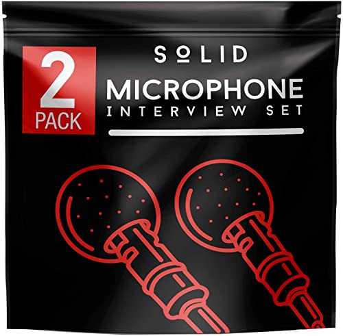 !Solid Solid Clip On Lavalier Lapel Microphone 2 Pack Set for iPhone and Android Vlogging, Interview, Selfie Videos - Image 3