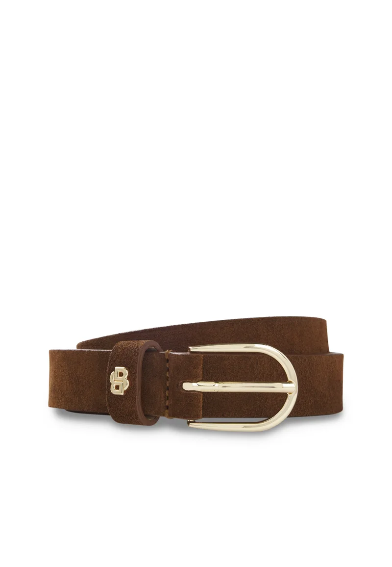 Suede belt
