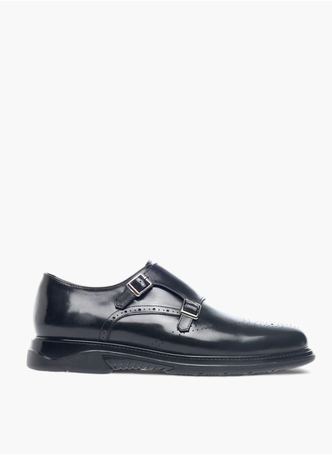 Le Confort Mens Textured Slip-On Monk Shoes  - Image 3