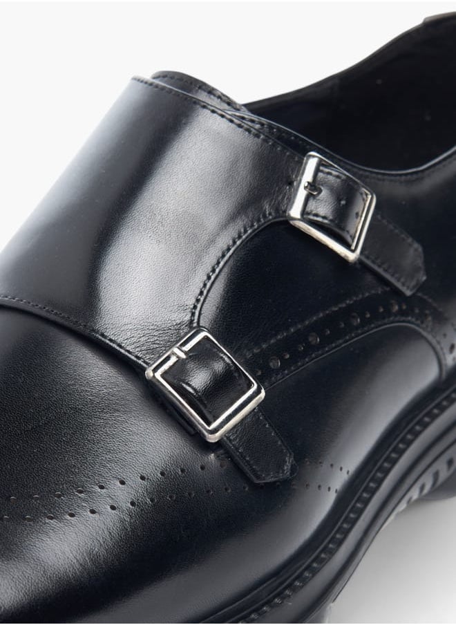 Le Confort Mens Textured Slip-On Monk Shoes  - Image 4