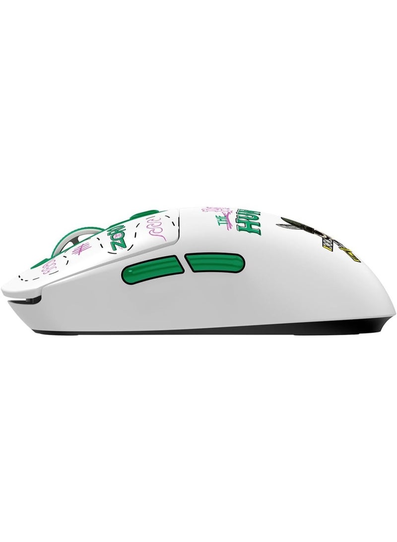 Gamertek Basalt Wireless Gaming Mouse – Zoro Edition, Tri-Mode Connectivity, 55g Lightweight Design, PixArt 24,000 DPI Sensor - Image 3