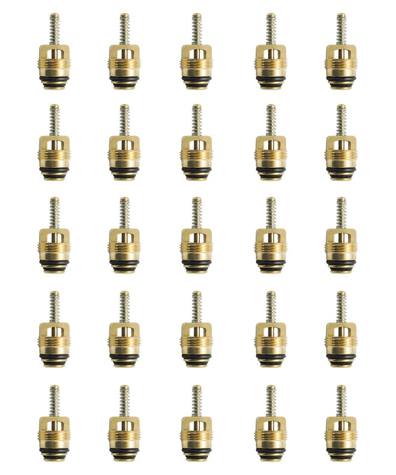 GIBACAD 25PcsStandard M10 Brass AC Schrader Valve Core BAS03009 Compatible With GM 10245619 MT0065 59356 Chrysler 4882331 And More Vehicles AccessoriesReplace 134A R12 Systems - Image 2