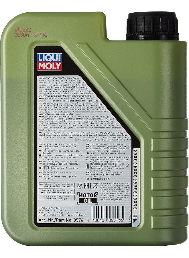 LIQUI MOLY Liqui Moly Molygen 5W40 New Generation Engine Oil 1 Litre - Image 2