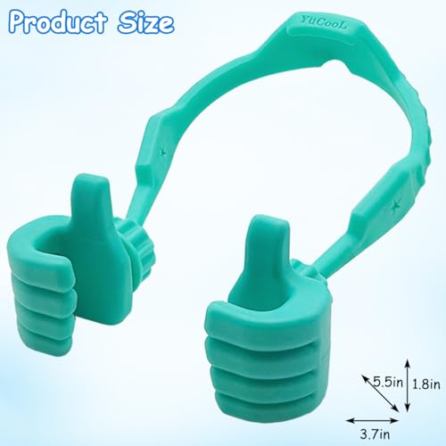 YuCool 4 Packs OK Cell Phone Stands, Adjustable Flexible Cellphone Stand,Mobile Smartphone Display Holder-4 Colors - Image 2