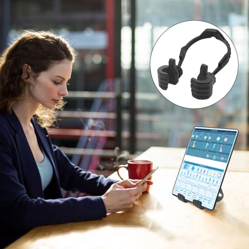 YuCool 4 Packs OK Cell Phone Stands, Adjustable Flexible Cellphone Stand,Mobile Smartphone Display Holder-4 Colors - Image 5