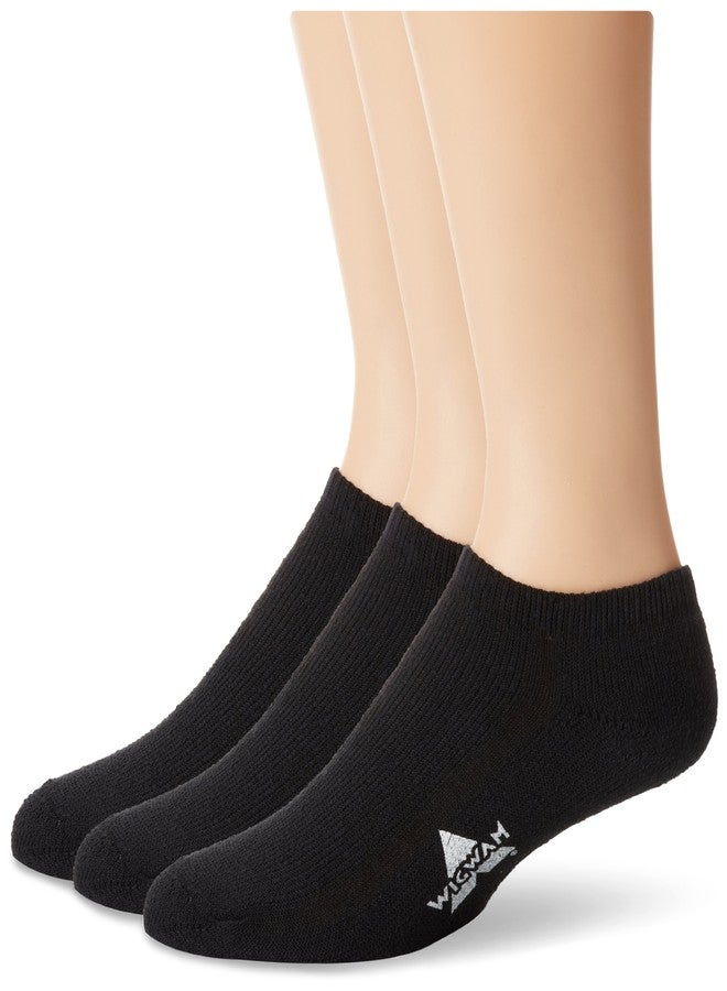 Wigwam Super 60 Low-Cut 3-Pack S1042 Sock, Black - Large