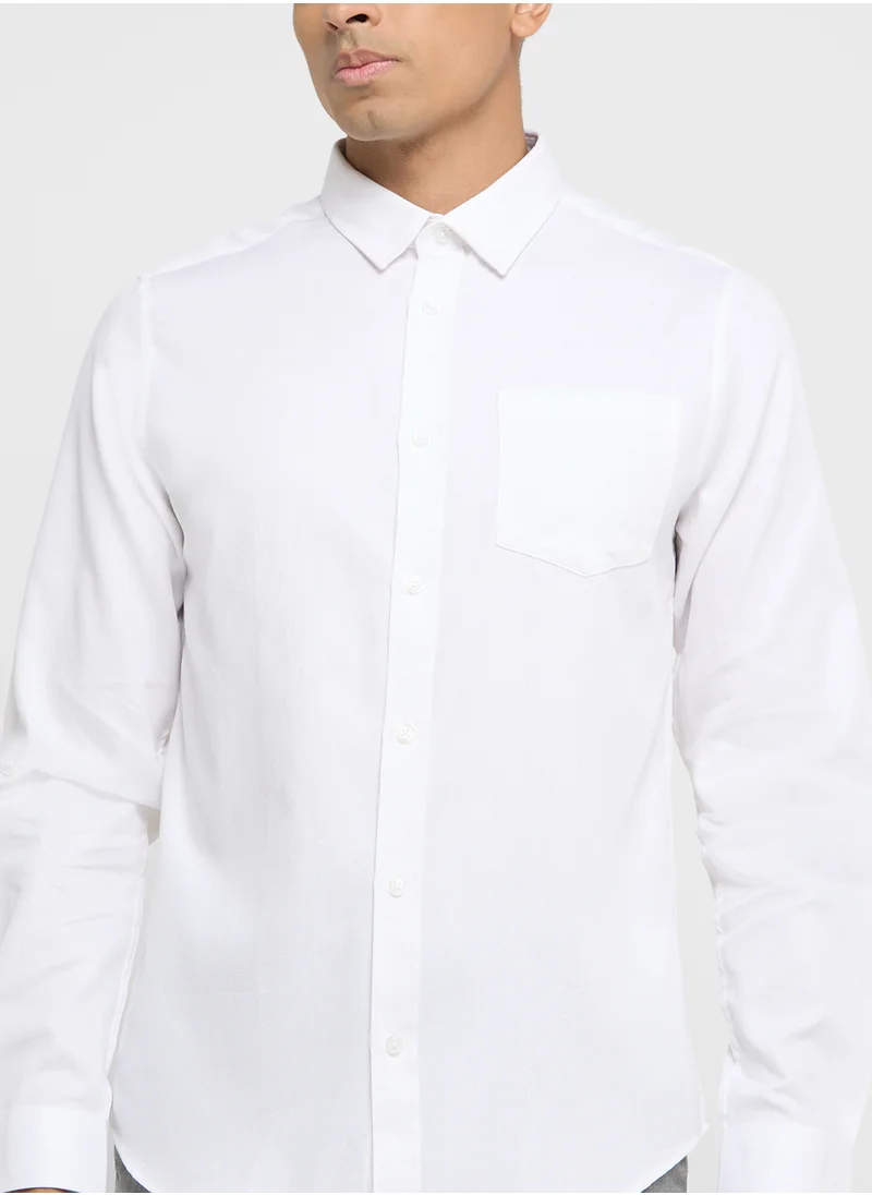روبرت وود Long Sleeve Shirt   Single Pocket
