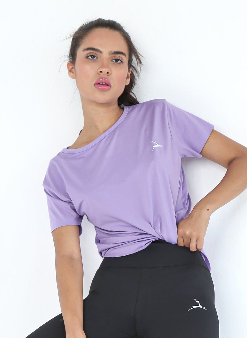 Doe Women Basic Lightweight Workout Casual Short Essentials Sleeved Dry Fit T Shirt - Image 5
