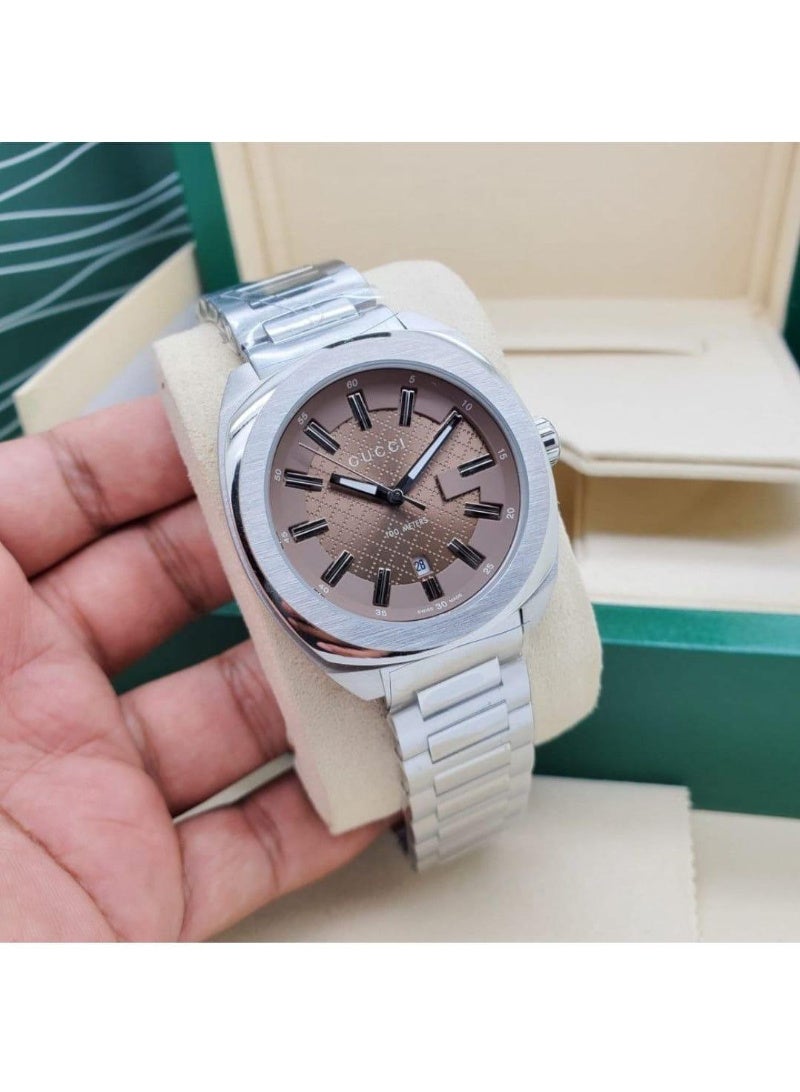 غوتشي ساعة يد رجاليه قوتشي - Image 1