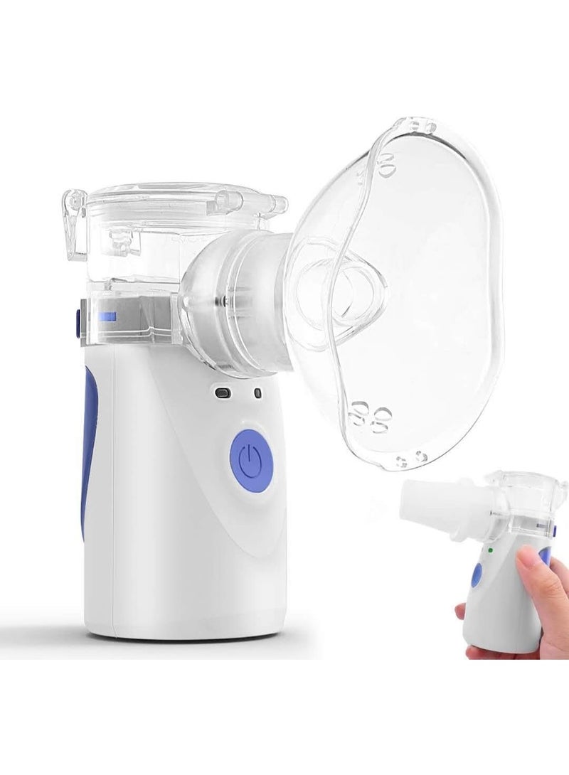 Precise Sports Automatic Inhalators for Adults and Children, Handheld Mesh Inhaler, Mini Ultrasonic Humidifier for Home and Travel Use, Mesh Inhalators with Masks and Mouthpieces (Inhaler) - Image 5