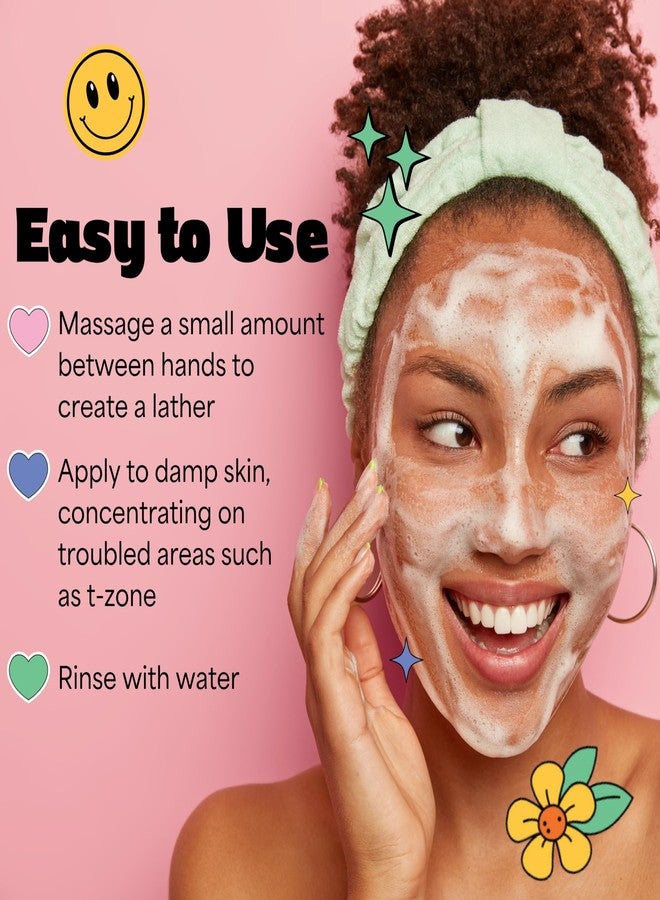 InstaNatural BESTIES Gentle Teen Face Cleanser | Vitamin C, Aloe Vera, Coconut Water | Simple Skincare for Healthy Skin | for Blemishes, Uneven Tone, Hydration, (Face Wash for All Skin Types) - Image 4