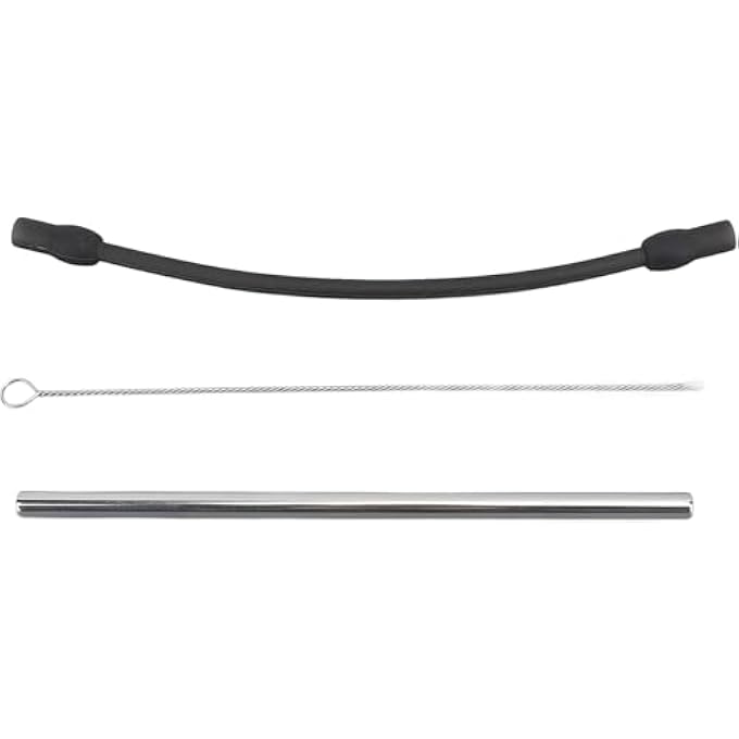 ريحني أنابيب استبدال ماكينة القهوة تشمل أنبوب حليب من السيليكون وأنبوب حليب من الفولاذ المقاوم للصدأ وفرشاة خرطوم رغوة الحليب المتوافقة مع ملحقات بوش لماكينة القهوة - Image 1