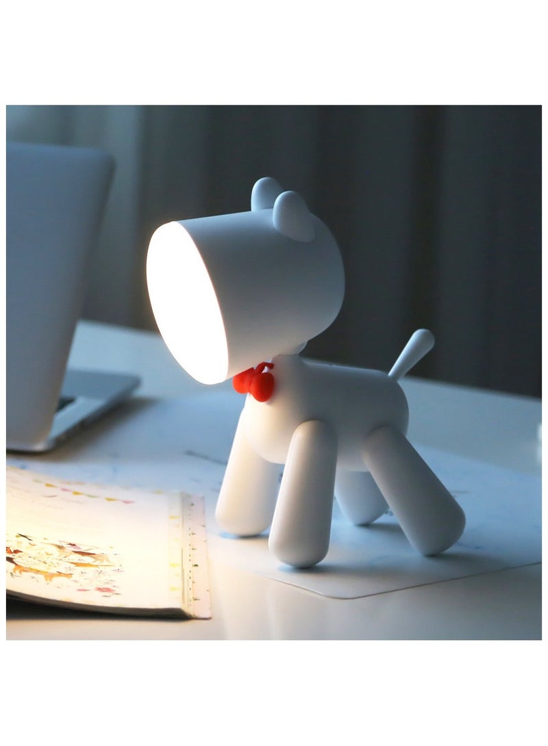 Baby bedside usb sleeping atmosphere night light Lovely cartoon puppy LED table lamp - Image 1