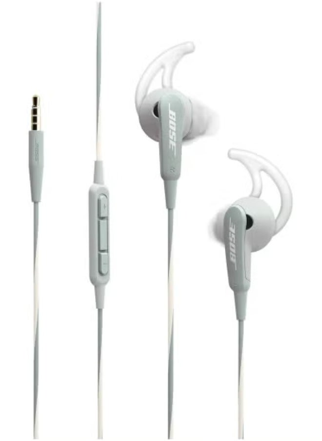 Generic Premium In-Ear Wired Sports Headphones with Deep Bass & HD Sound | Sweatproof Earphones with Secure Fit for Running, Gym & Workouts | Compatible with Samsung, Apple & Android Devices | Inline Microphone & Remote | Tangle-Free Durable Cable Design  - Image 1