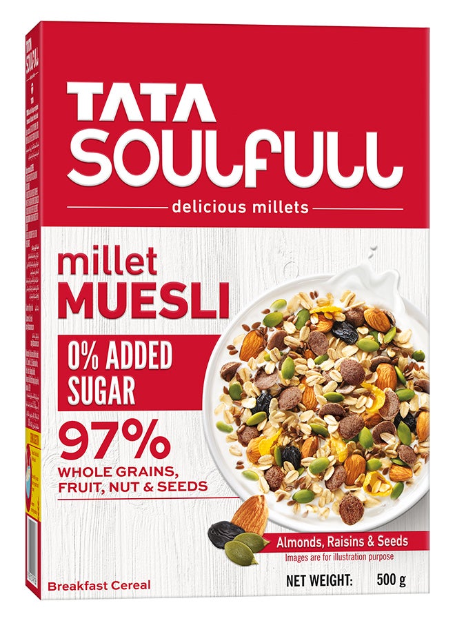 Tata Soulfull موسلي 0% سكر مضاف 500غ