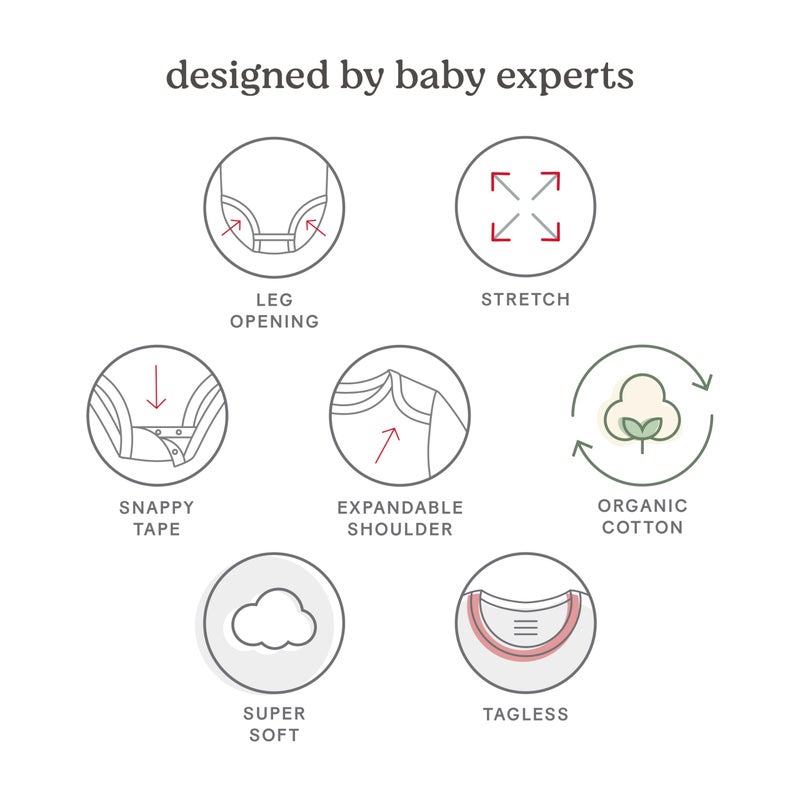 HUGGIES 6-Pack Basic Bodysuit - Image 3