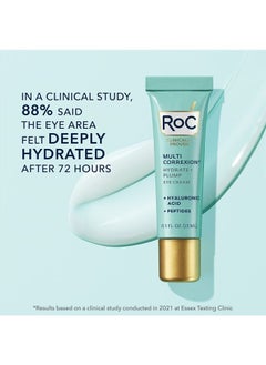 RoC Multi Correxion Hyaluronic Acid Anti Aging Under Eye Cream for Puffiness & Dark Circles (.5 OZ) + RoC Retinol Capsules (7 CT), Fragrance & Paraben Free Skin Care for Women & Men  - Image 4