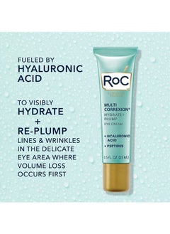 RoC Multi Correxion Hyaluronic Acid Anti Aging Under Eye Cream for Puffiness & Dark Circles (.5 OZ) + RoC Retinol Capsules (7 CT), Fragrance & Paraben Free Skin Care for Women & Men  - Image 2