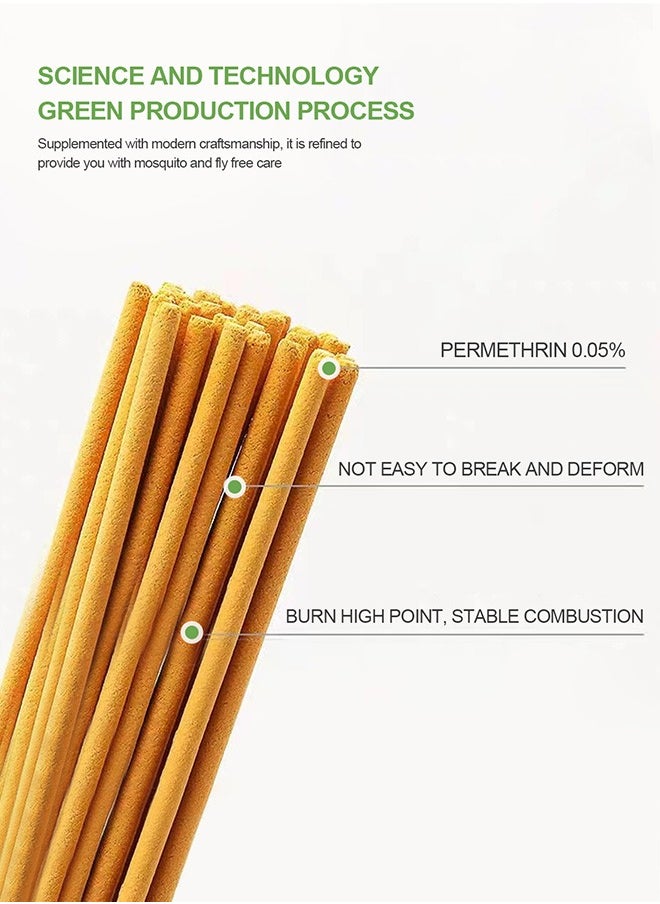 3 Pack Mosquito Repellent Incense Sticks , Mini Citronella Mosquito Bug Repellent Incense Stick,DEET Free
