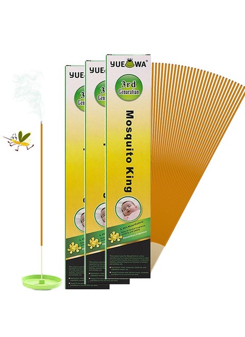 3 Pack Mosquito Repellent Incense Sticks , Mini Citronella Mosquito Bug Repellent Incense Stick,DEET Free