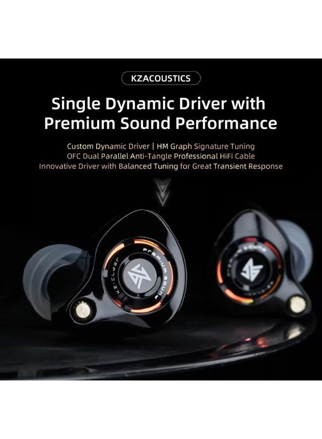 KZ Eldar Professional Headphones Moving Coil Driver HM Curve Tuning Large Dynamic Balanced Sound Wired Earphones High Fidelity Audio Studio Quality - Free 3.5mm jack to Type  C - Image 2