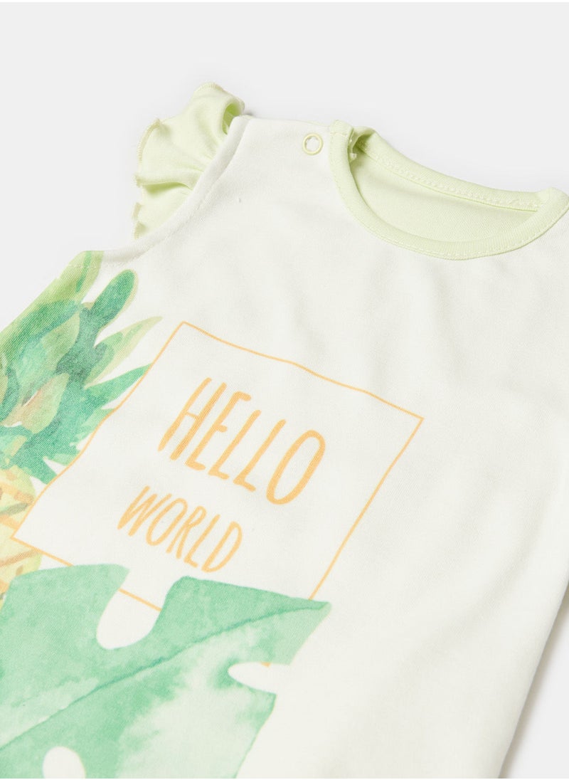 Berceau - Pop up baby girl Play suit - Image 1