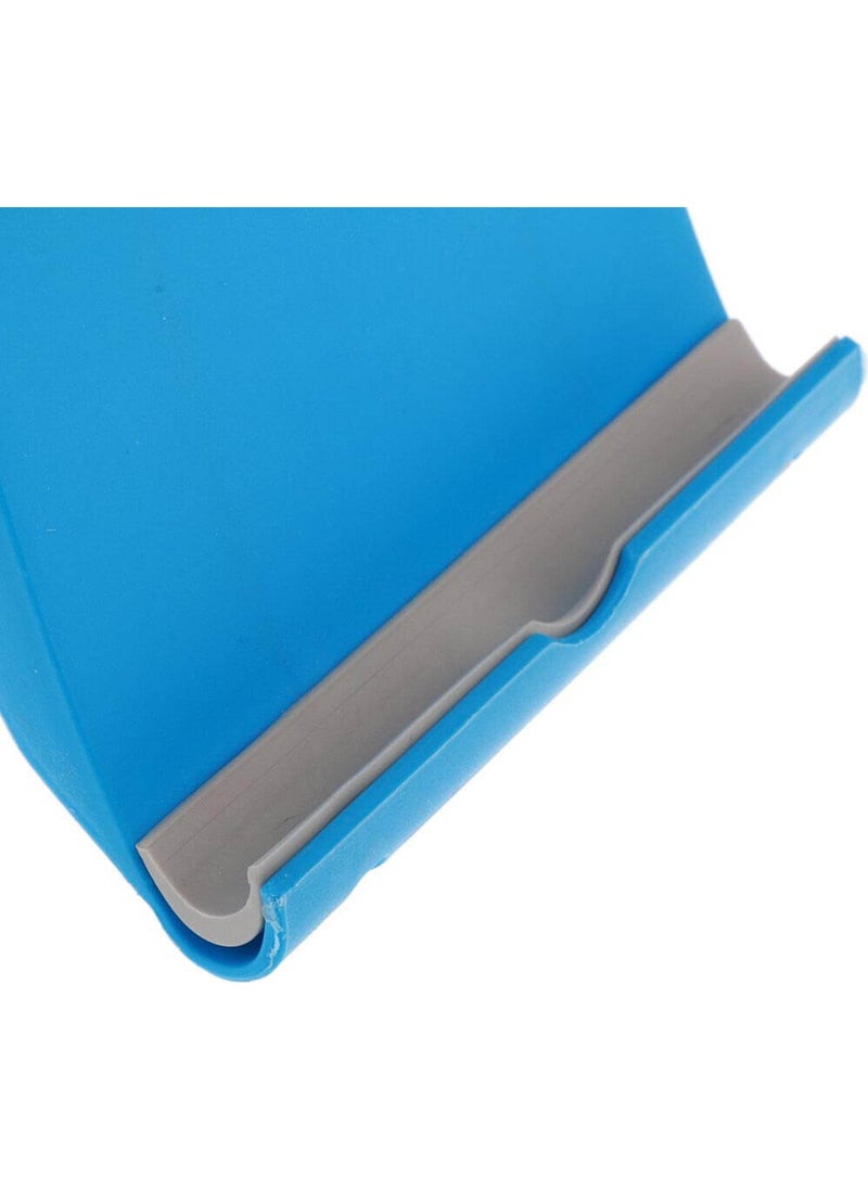 Wozlo - Desktop Tablet Phone Holder Stand Folding Adjustable Stepped Blue - Image 1