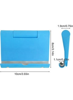 Wozlo Desktop Tablet Phone Holder Stand Folding Adjustable Stepped Blue  - Image 5