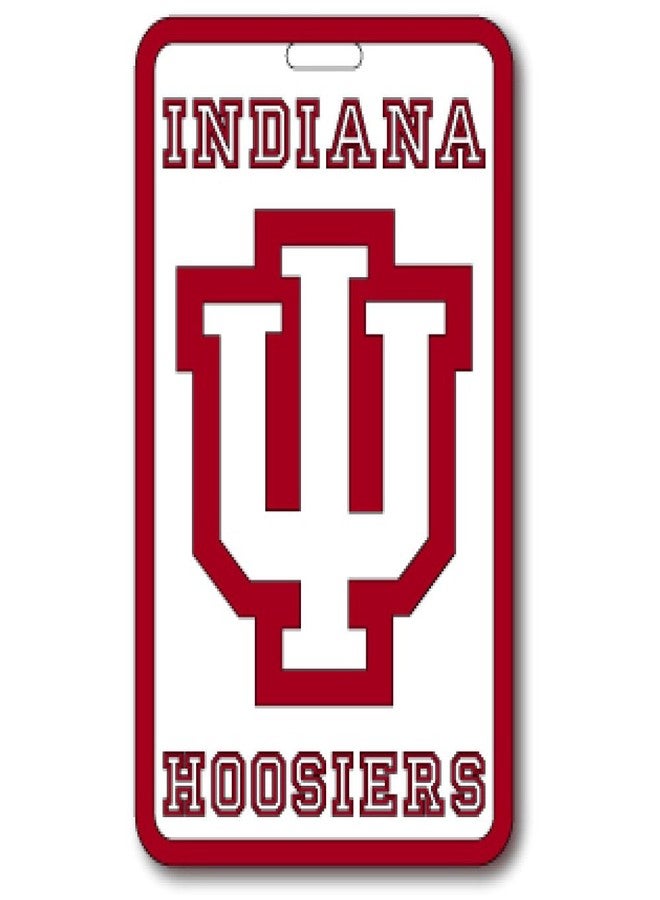 aminco Indiana Hoosiers NCAA Soft Luggage Bag Tag by Aminco International - Image 1