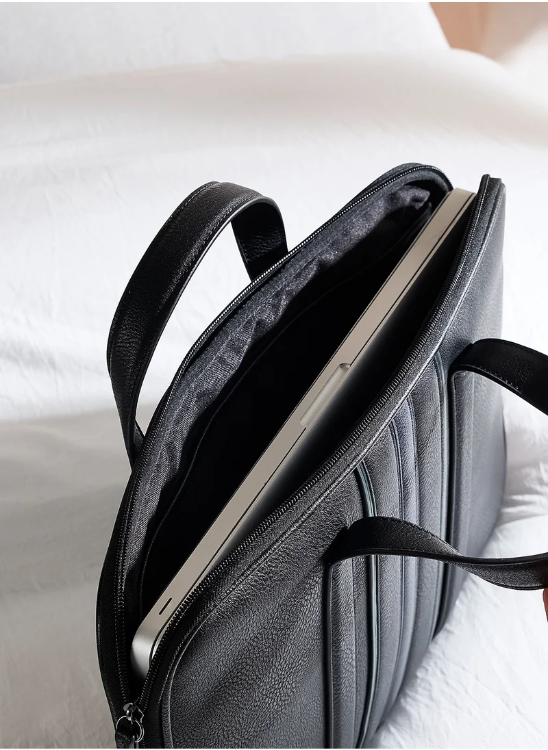 Ted Baker Kedrik Stripe Pu Messenger Bag