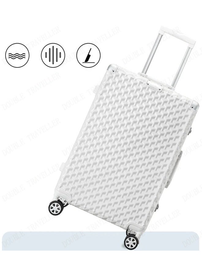 NKX - 3 Pieces Aluminium Hardside 360 degree Spinner Wheels Trolley Luggage Set with TSA Lock 20/24/28 Inch - Image 1