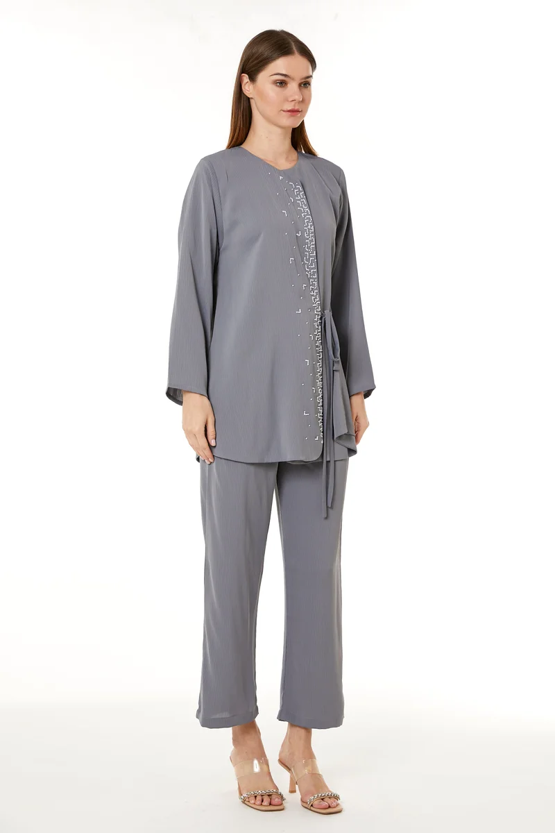مويستريت Crew Neck Top & Pant Set