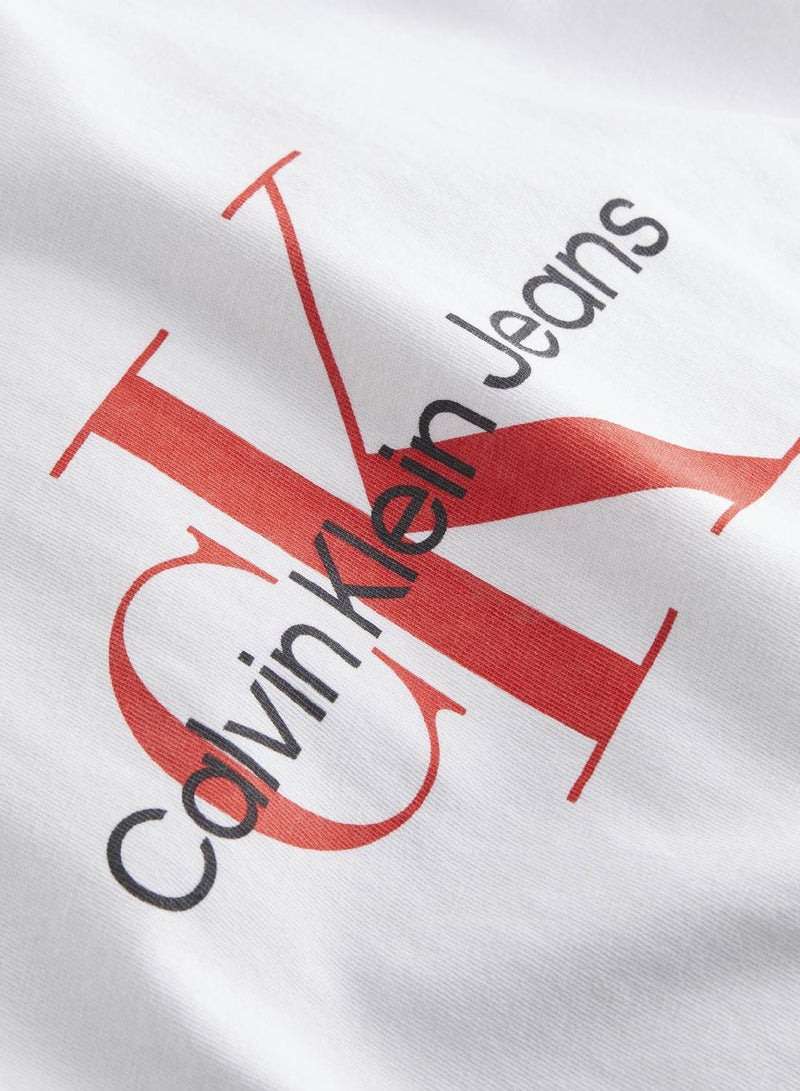 Calvin Klein Jeans Archival Monogram Logo T-Shirt  - Image 3